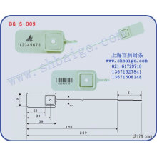 plastic seal BG-S-009, plastic security seal for bags use